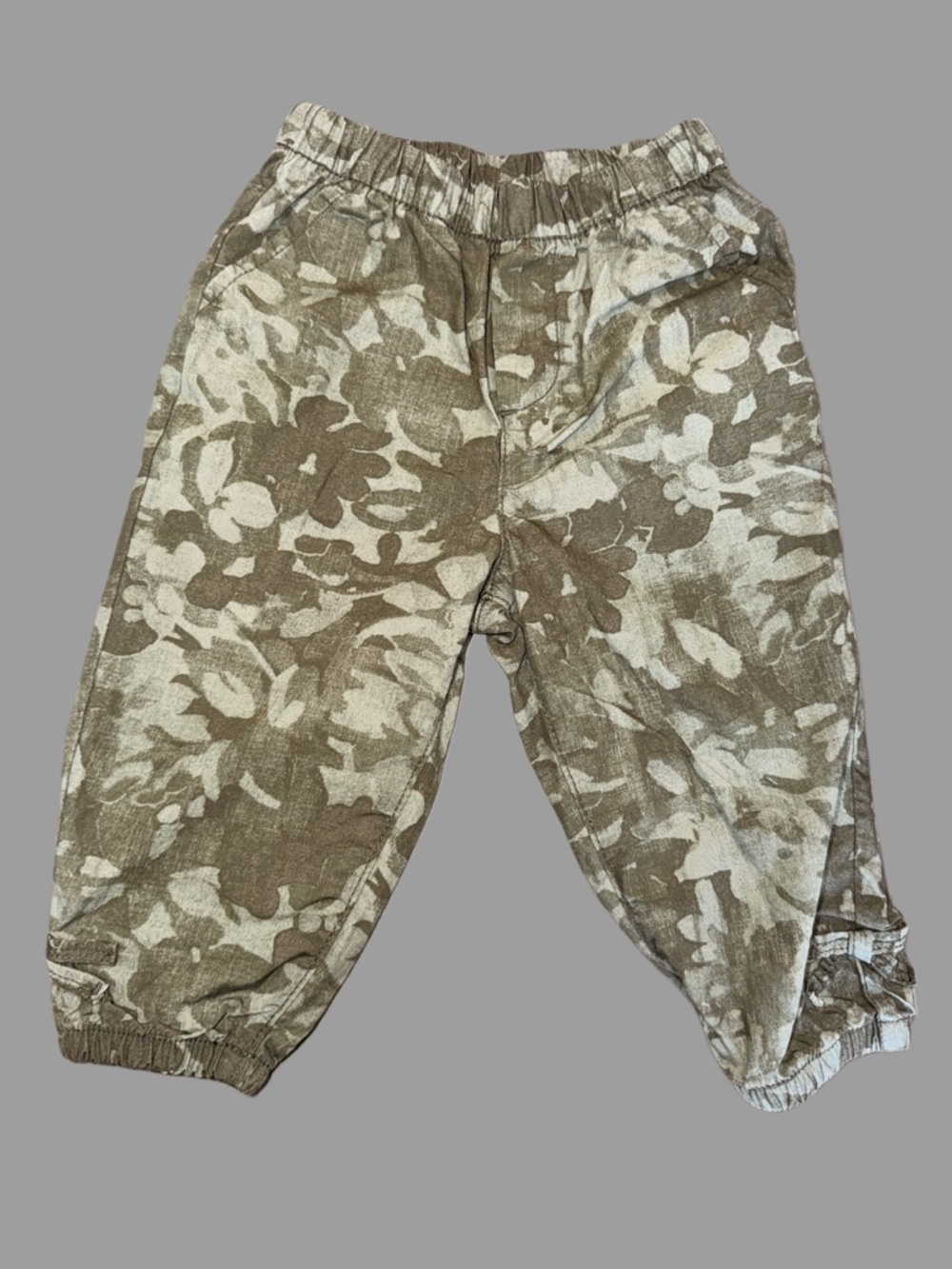 Baby Gap Pull-On Parachute Cargo Pants | Army Camo | 18-24 Months | Like New